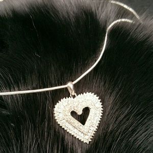 Diamond Heart Accent Necklace